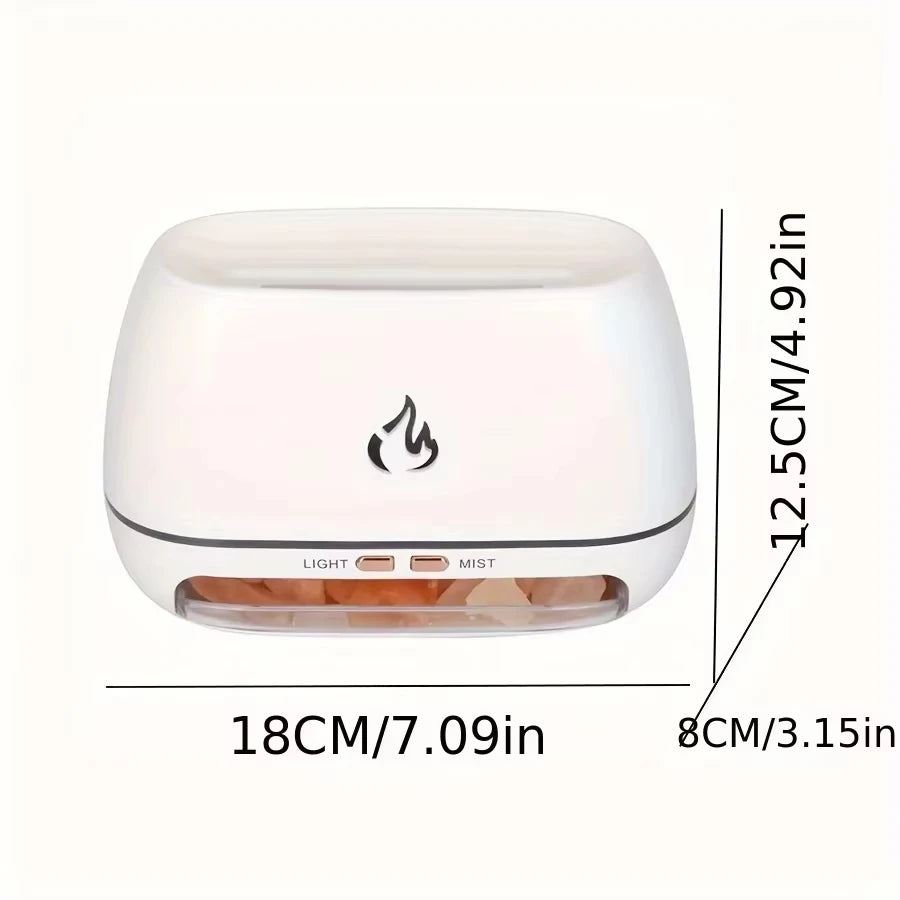 Essential Oil Diffuser 3D Flame & Night Light