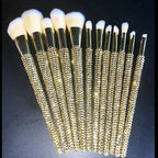 Diamond studded Makeup Brushes