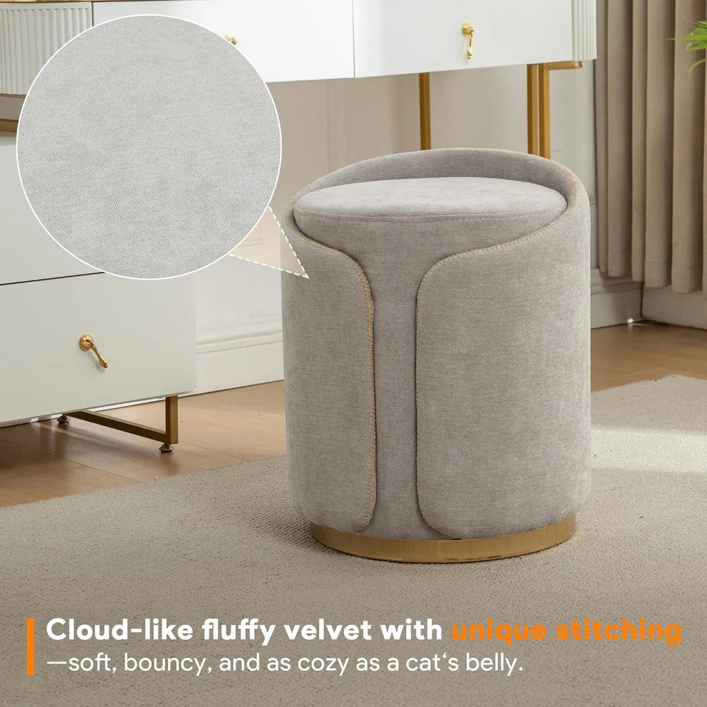 Round Vanity Stool