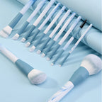 Synthetic Fiber Bristle Makeup Brushes Set