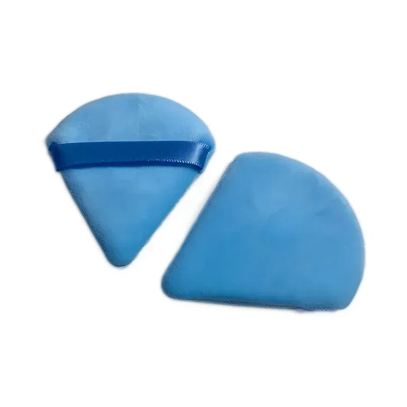 Velvet Triangle Shaped Cosmetic Puff [2pcs ]