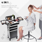 4 in 1 Rolling Makeup Train Case