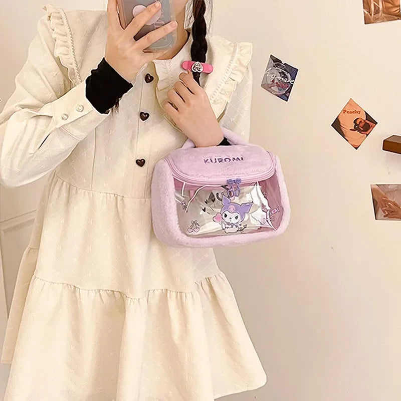 Hello Kitty Plush Makeup Bag