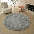 Soft Plush Circular Rugs for Vanity Desk Chair