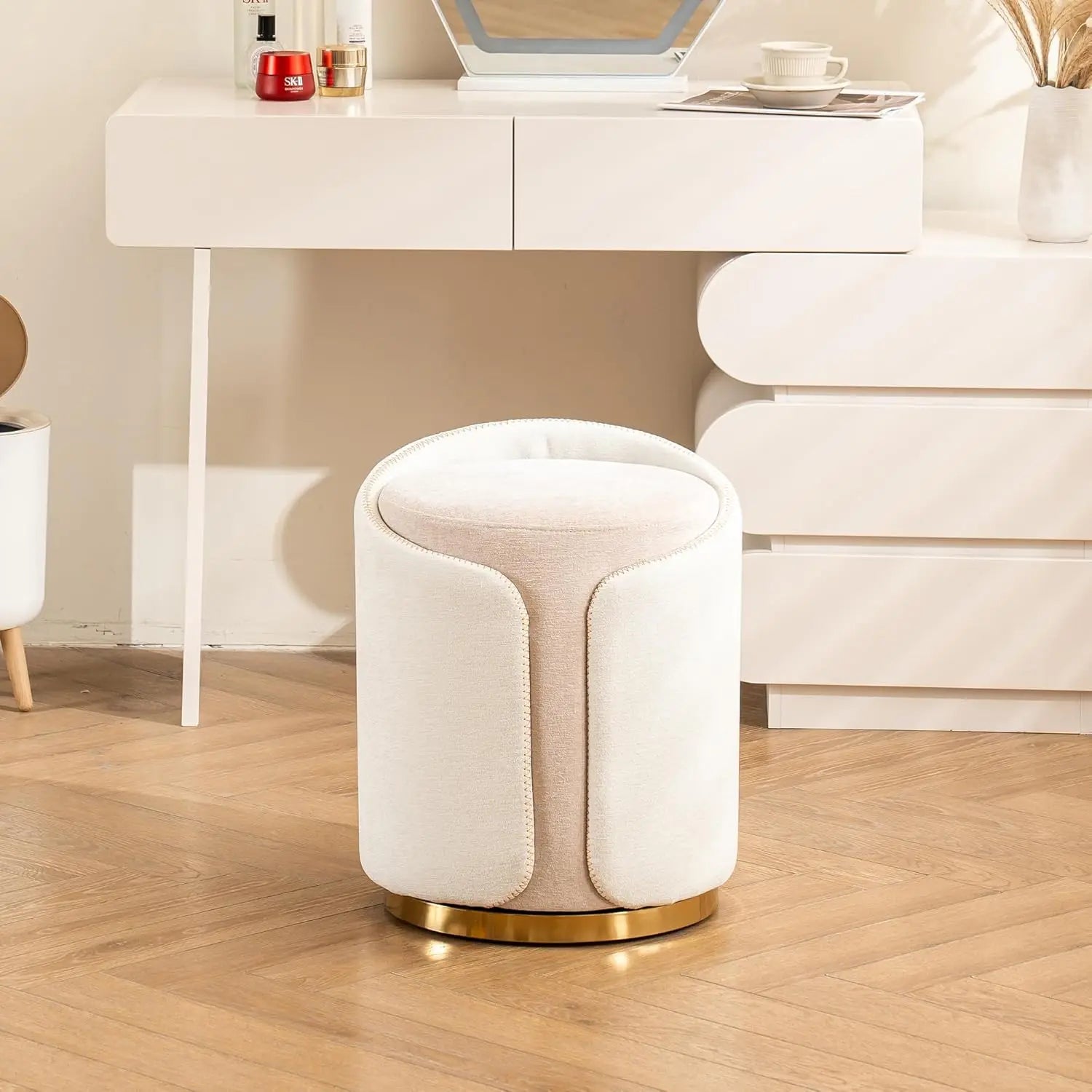 Round Vanity Stool