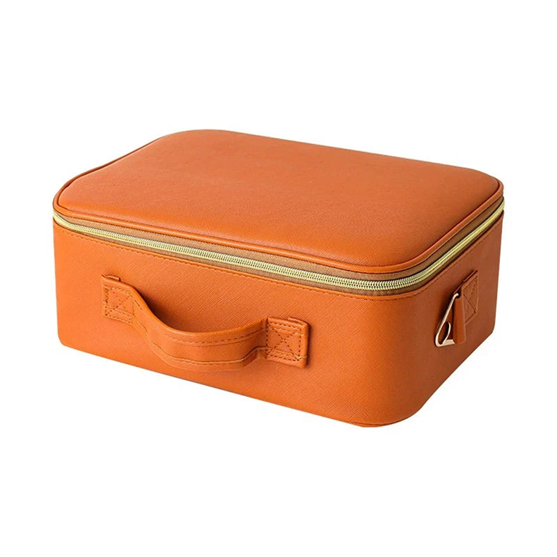 Travel Makeup Bag with Vanity Mirror [Large]