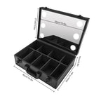 Large Makeup & cosmetic Storage Case With LED Mirror