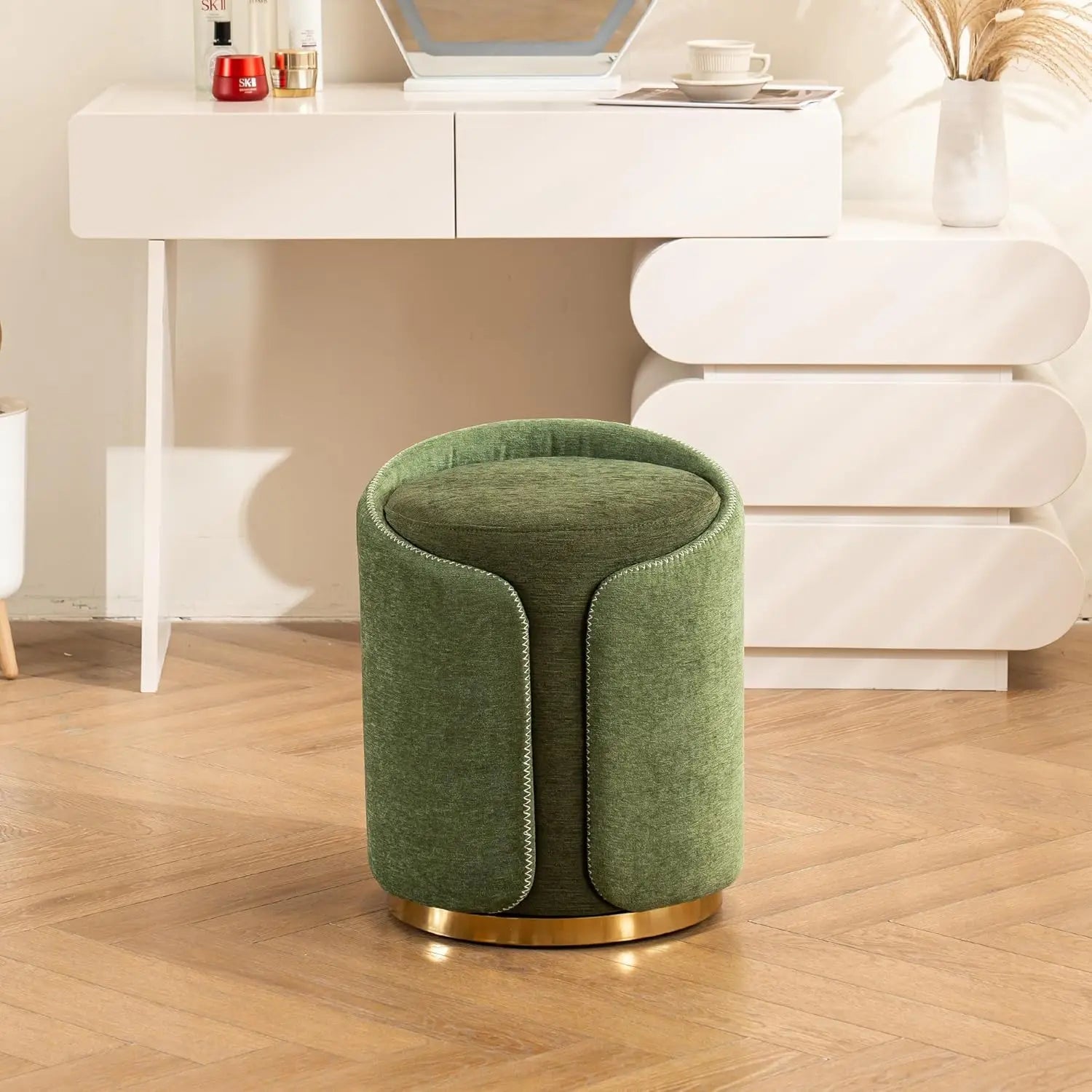 Round Vanity Stool