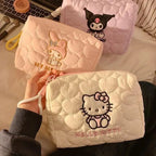 Hello Kitty Large Capacity Makeup & Cosmetic Pouch with Double Zipper for Girls