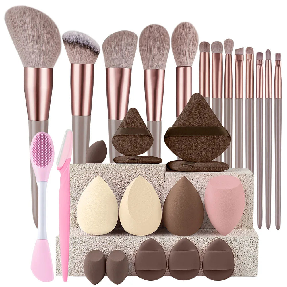 Professional Makeup Kit Brushes & Sponges [27pcs]