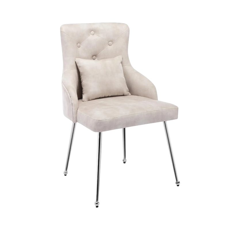 Armless Desk Vanity Chair