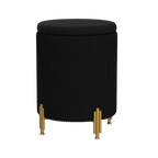 Rounded Ottoman Vanity Stool