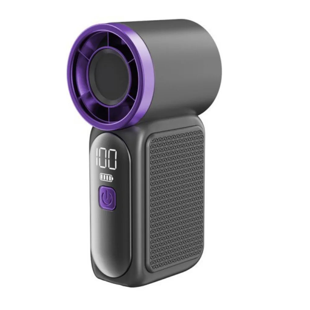 Rechargeable Mini Portable Fan With LED Display