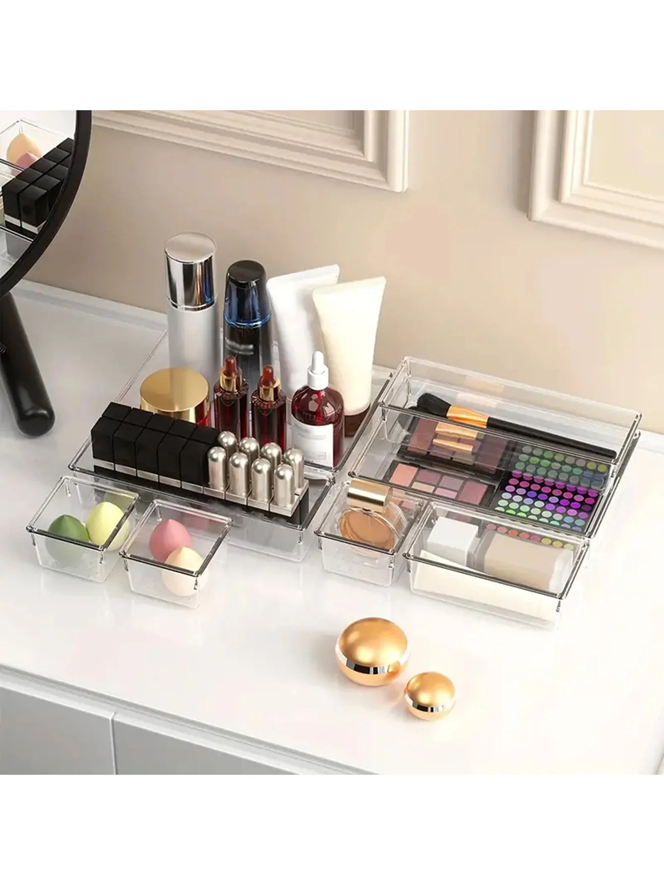 Acrylic Drawer Organizer - 25 Pcs