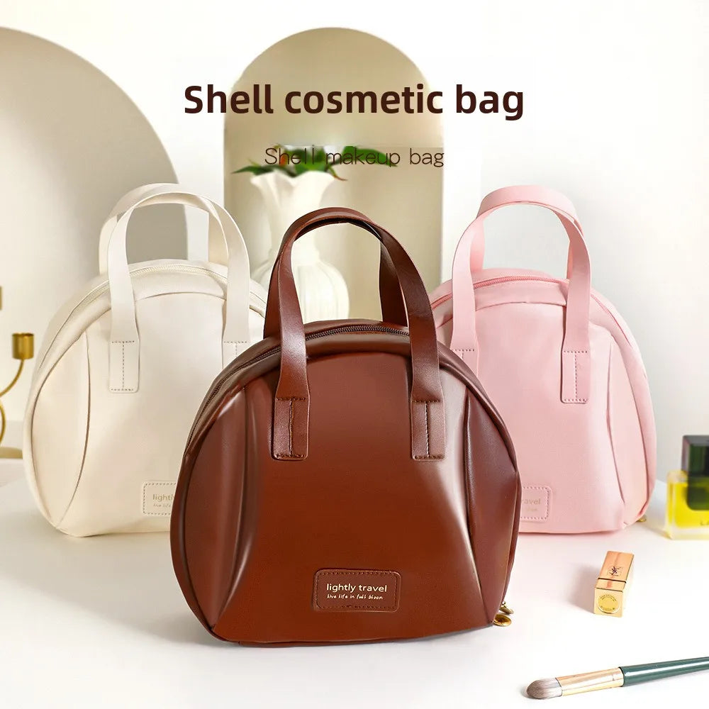 Pure Leather Makeup & Cosmetic Bag Handbag