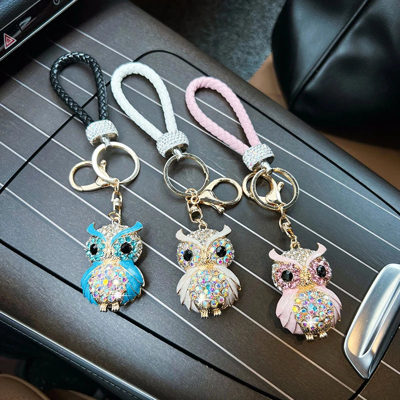 Owl Shaped Keychain For Purse & Backpack