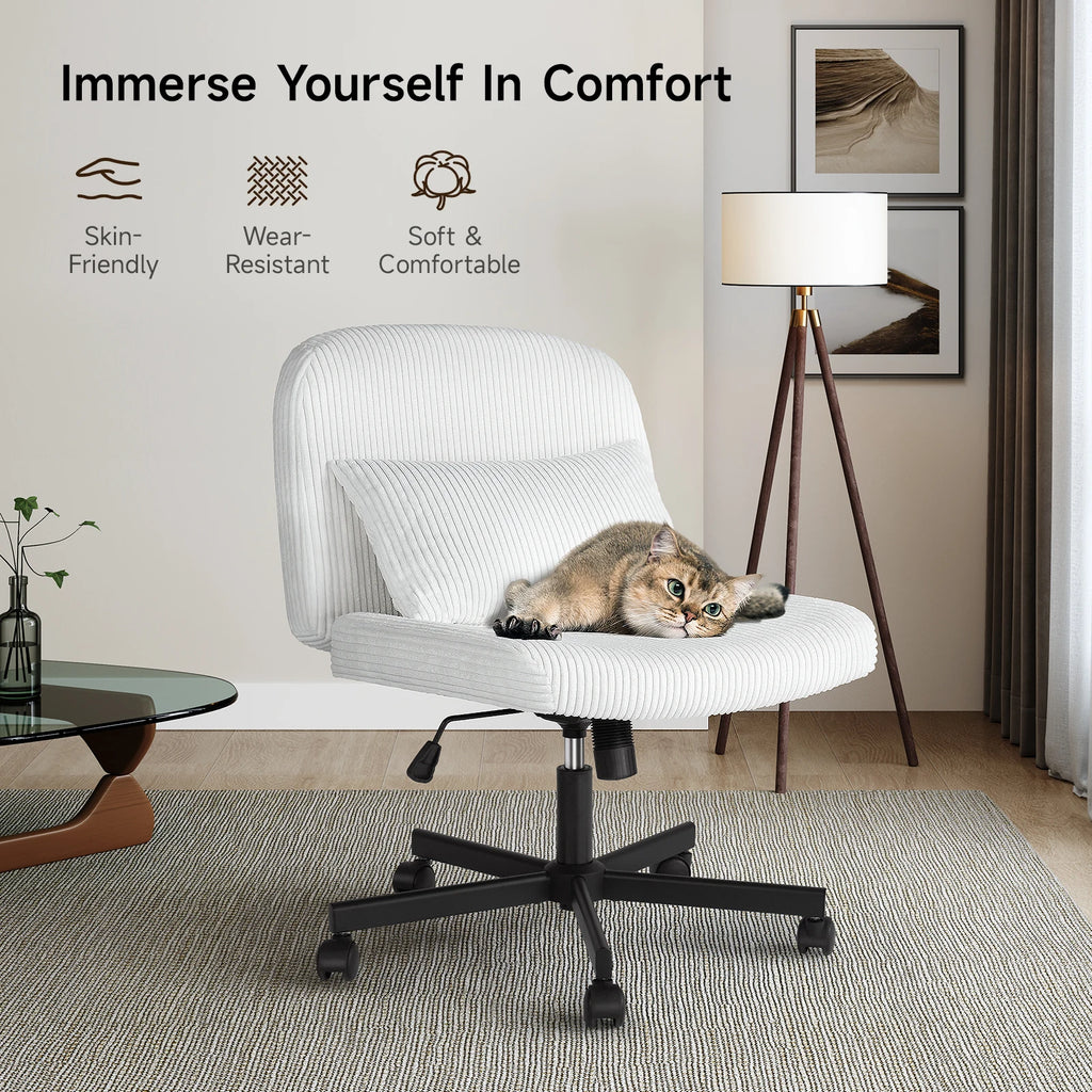 Vanity Desk Cross Leg Chair