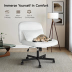 Vanity Desk Cross Leg Chair