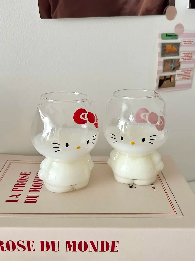 Hello Kitty Glass Cup