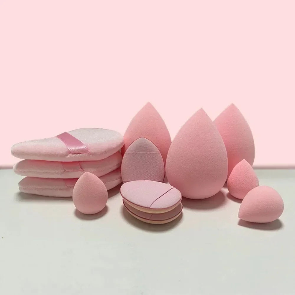 Velvet Triangle Powder Puff [12Pcs]