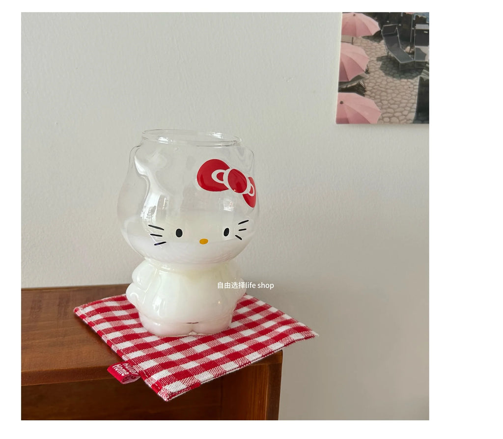 Hello Kitty Glass Cup