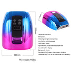 Rechargeable UV LED Acrylic Nail Dryer Lamp 90W, 4 Timer Setting & 45 LED