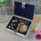 High-end Large Capacity Jewelry Storage Box with Three-dimensional Lock Buckle