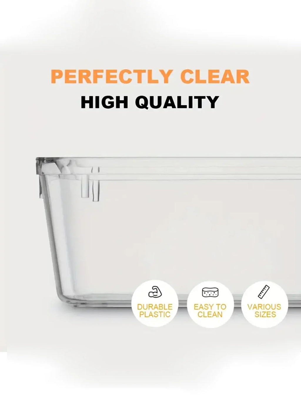 Acrylic Drawer Organizer - 44 Pcs