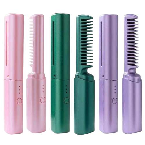 Portable Hair Straightener Brush