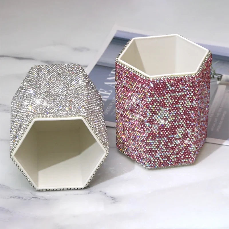 Makeup Brushes Holder - Rhinestone