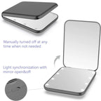Portable Mini LED Makeup Vanity Mirrors with 2X Magnification
