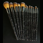 Diamond studded Makeup Brushes