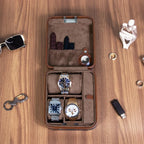 Watch Case & Jewelry Organizer with Combination Lock