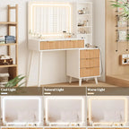 Classic Vanity Desk with Mirror