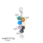 Vintage Dice Shape Bag Keychain