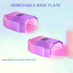 Rechargeable UV LED Nail Dryer Lamp 98W, 4 Timer Setting & 33 LED