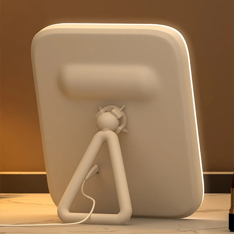 Desktop Vanity Makeup Mirror With 3 Colors Mode