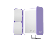 Portable Trifold Led Makeup Mirror with 1X 3X 7X Magnification