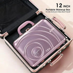 Portable Makeup Case With LED Mirror