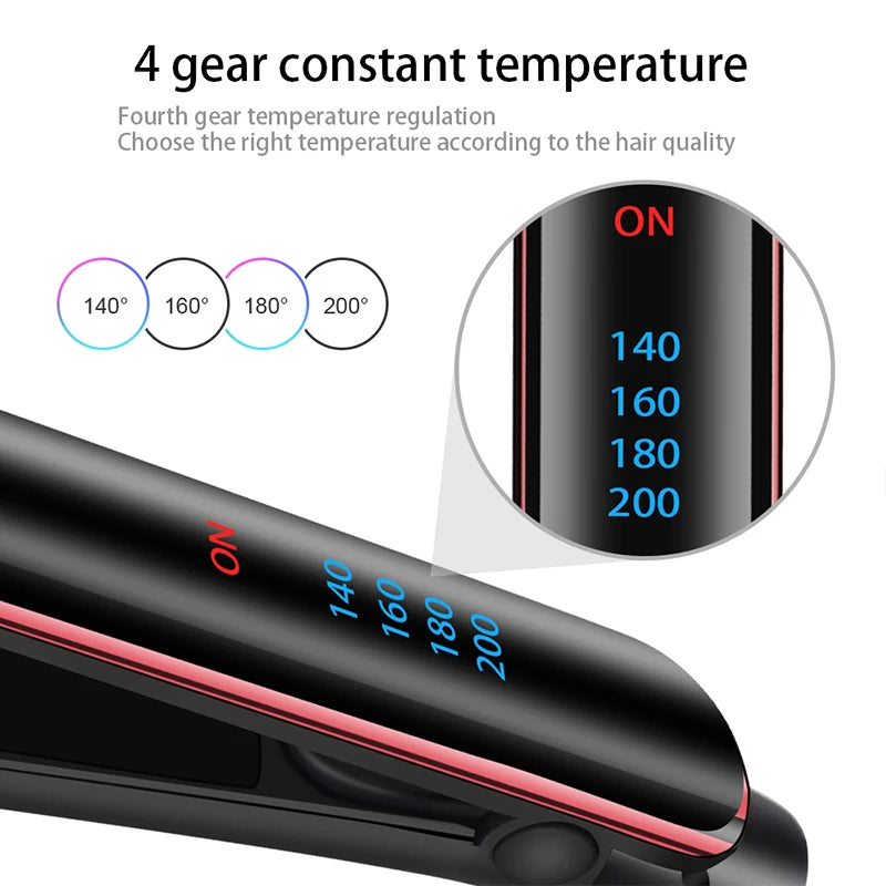 Professional Ceramic Flat Ironic Fast Heatup Hair Straightener