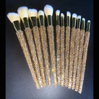 Diamond studded Makeup Brushes