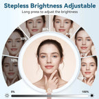 Portable Vanity Makeup Mirror With Touch Control