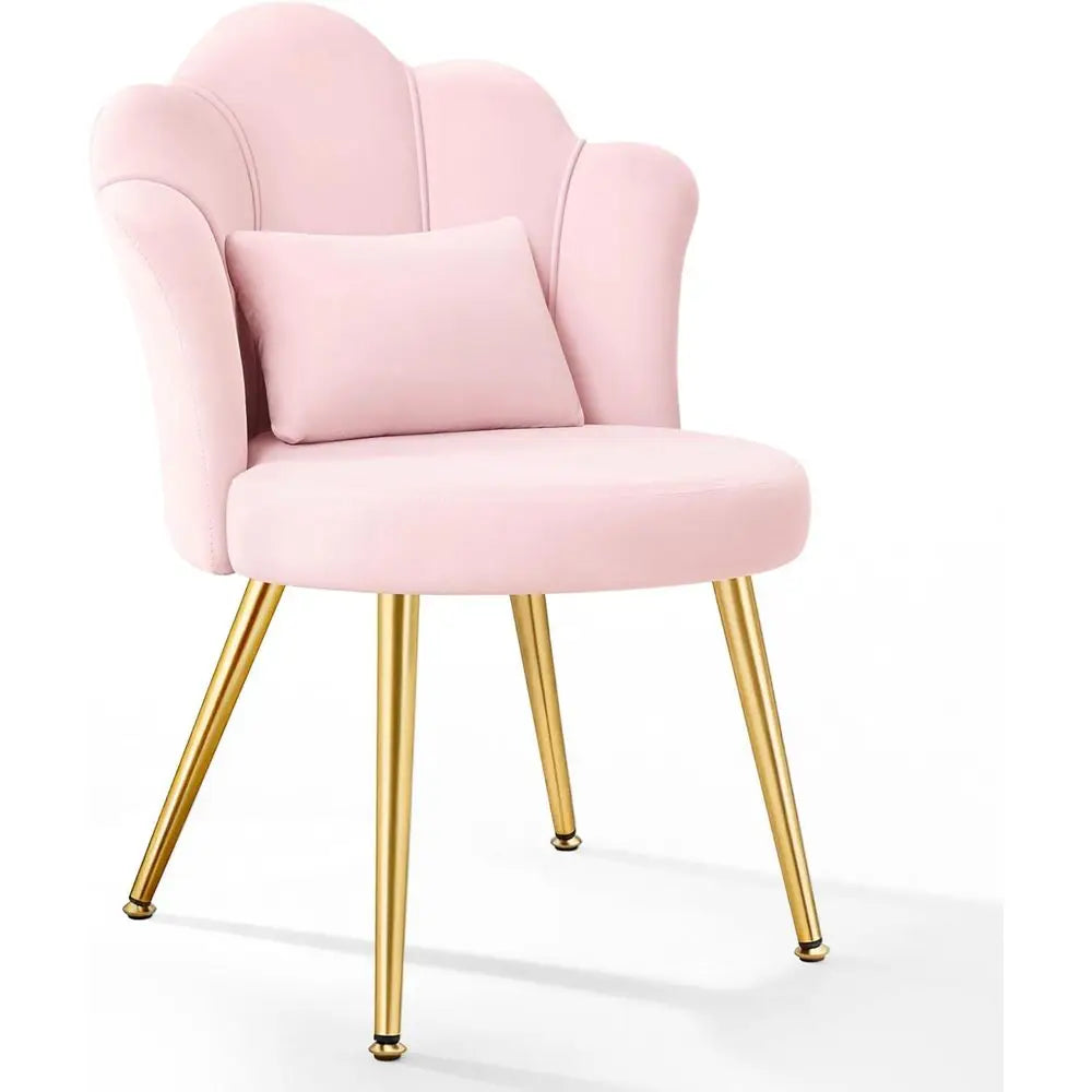 Petal Vanity Chair with Backrest