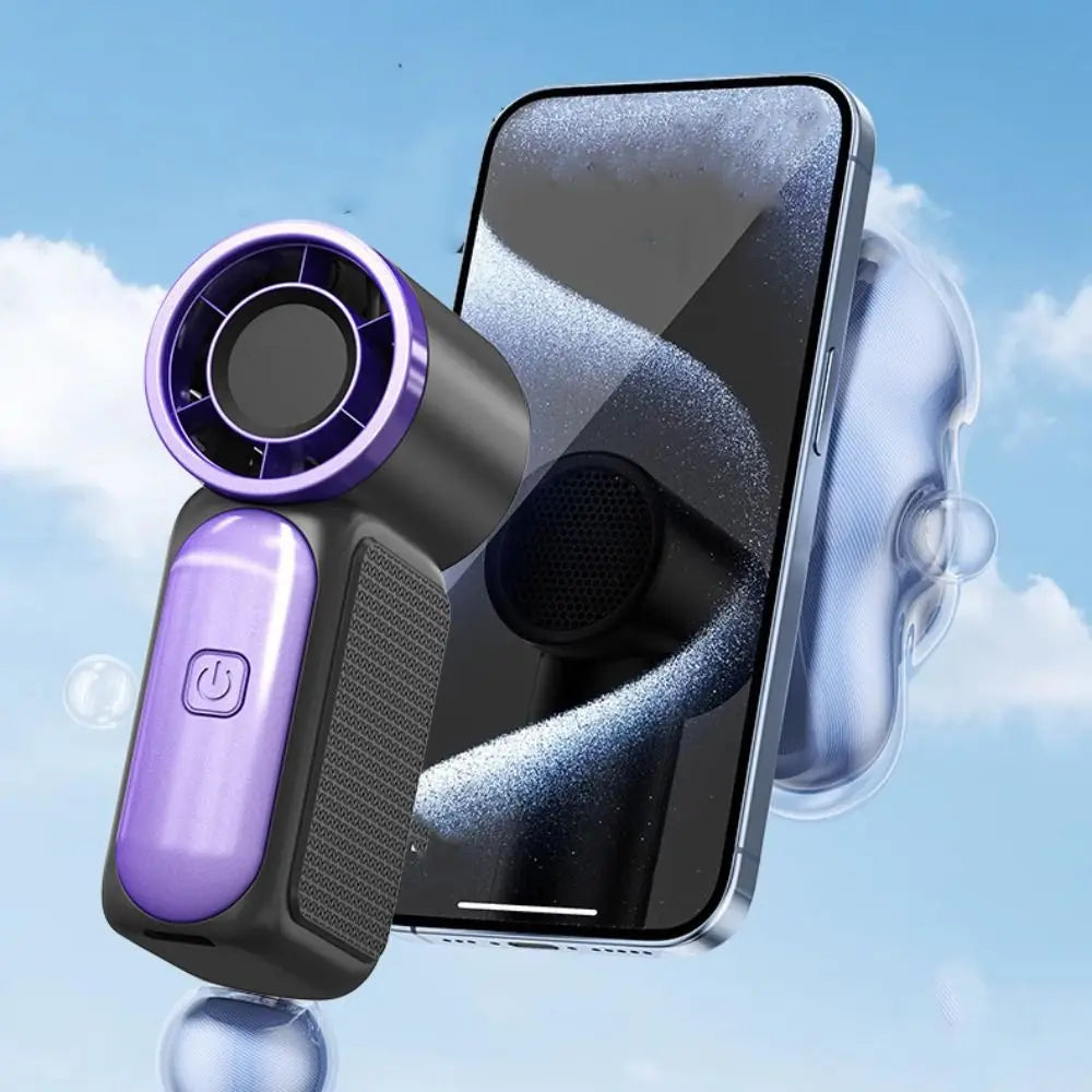 Rechargeable Mini Portable Fan With LED Display