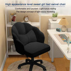 Velvet Petal Upholstered Vanity Desk Chair