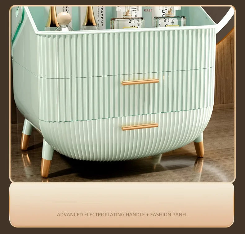 Large Capacity Makeup Organizer With Drawer