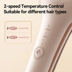 Wavy Hair Crimper with Curling Iron - Beige