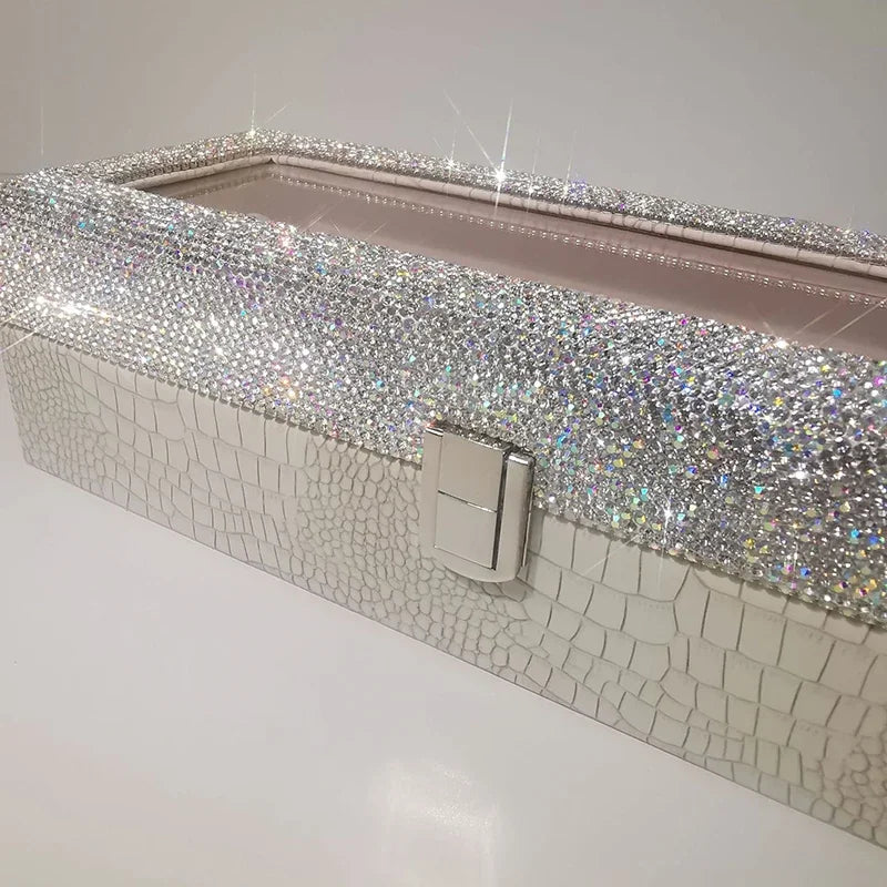 Watches Organizer 6-slot - Rhinestone
