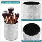 Luxury Sparkling Rhinestone Makeup Brush Holder