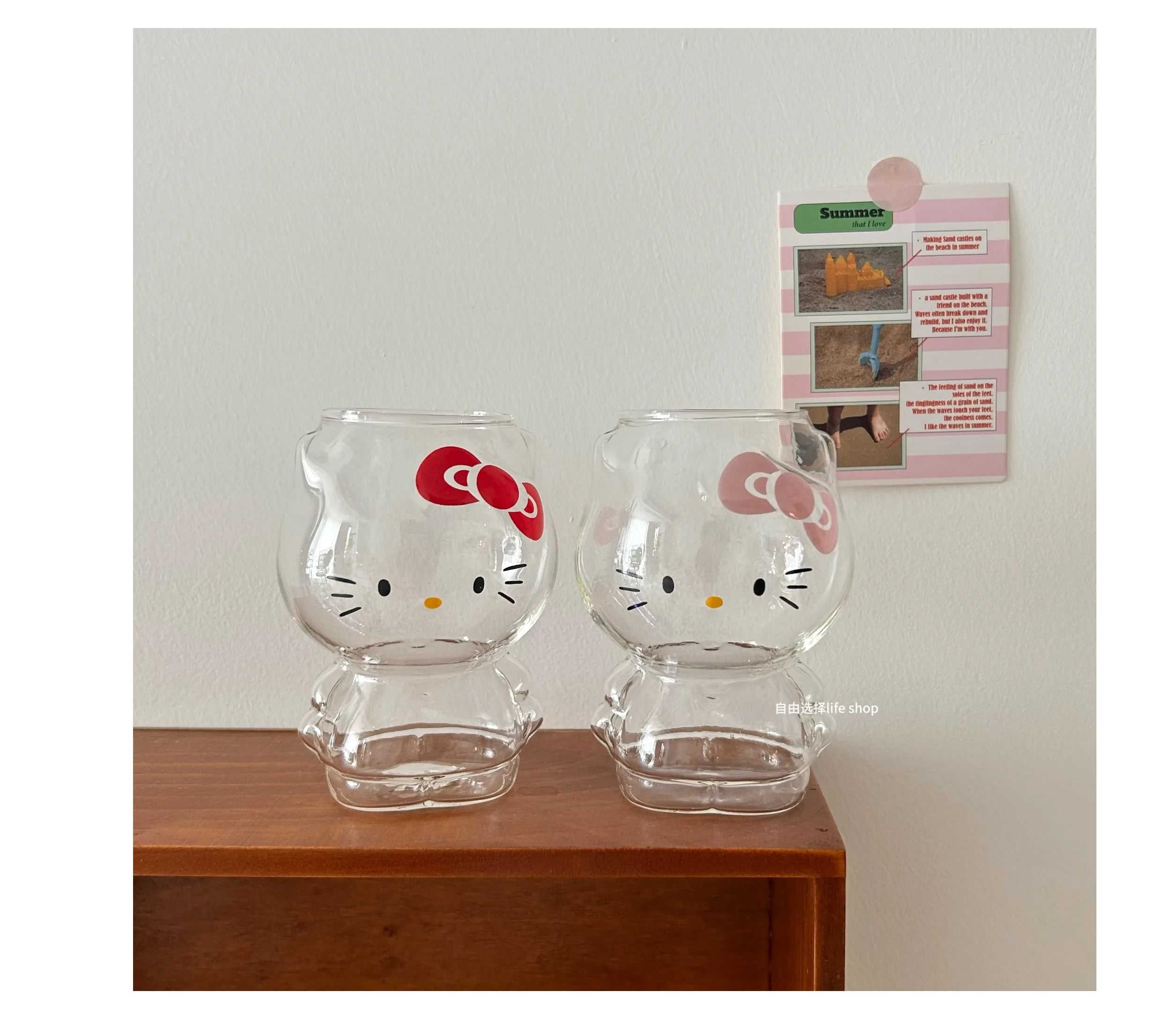 Hello Kitty Glass Cup